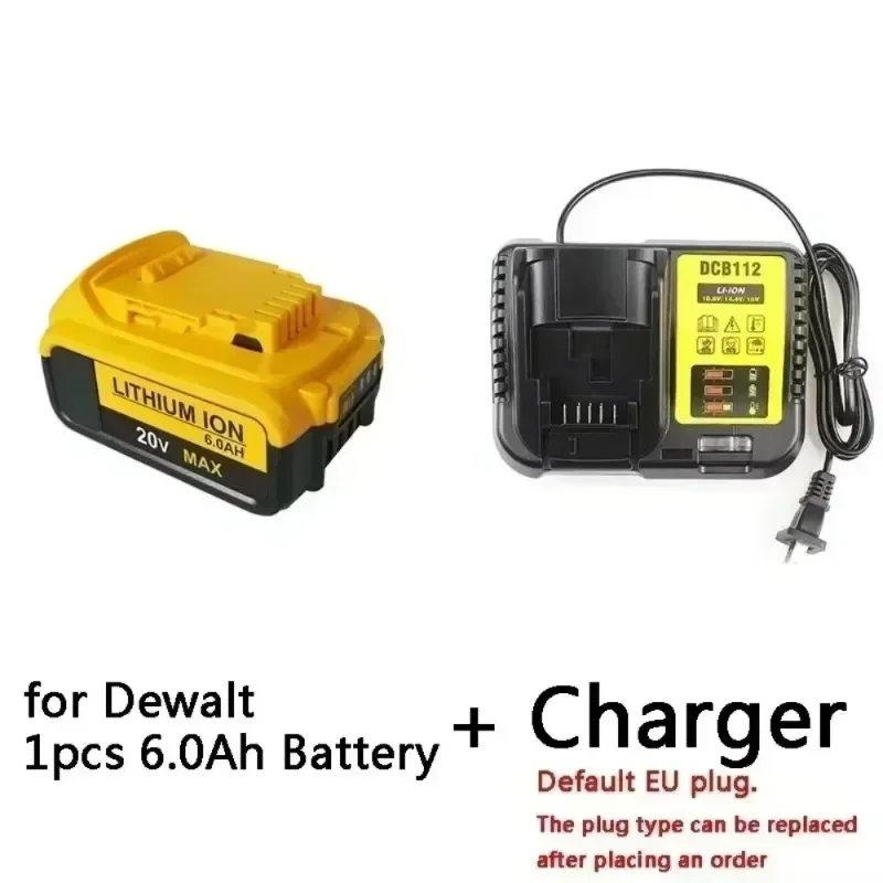 For Dewalt 20V Battery 5AH DCF850 DCB200 DCB184 Lithium Battery Compatible With All DEWALT Series Of 18V/20V Power Tool