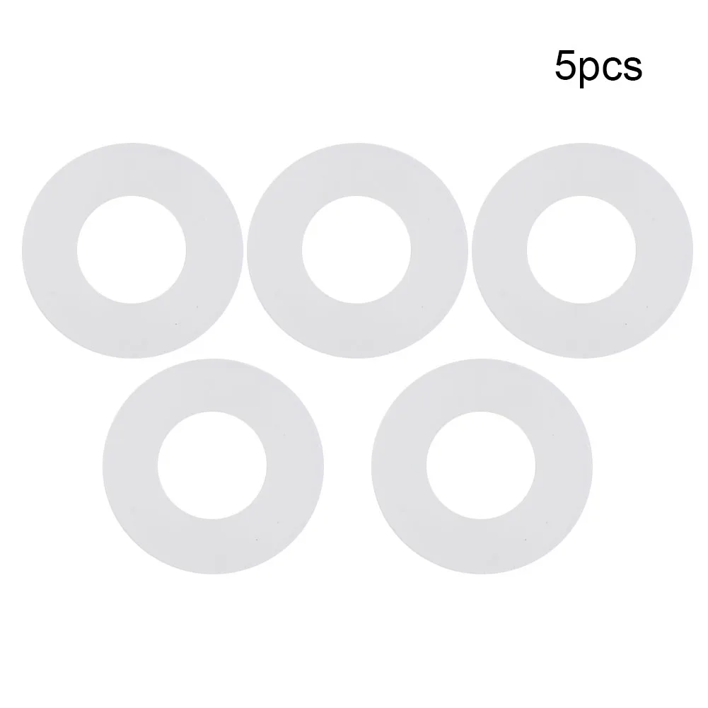 High Quality Seal Washer Rubber Silicone Gasket Standard Flush Toilet Tank Accessories 5pcs Components Practical