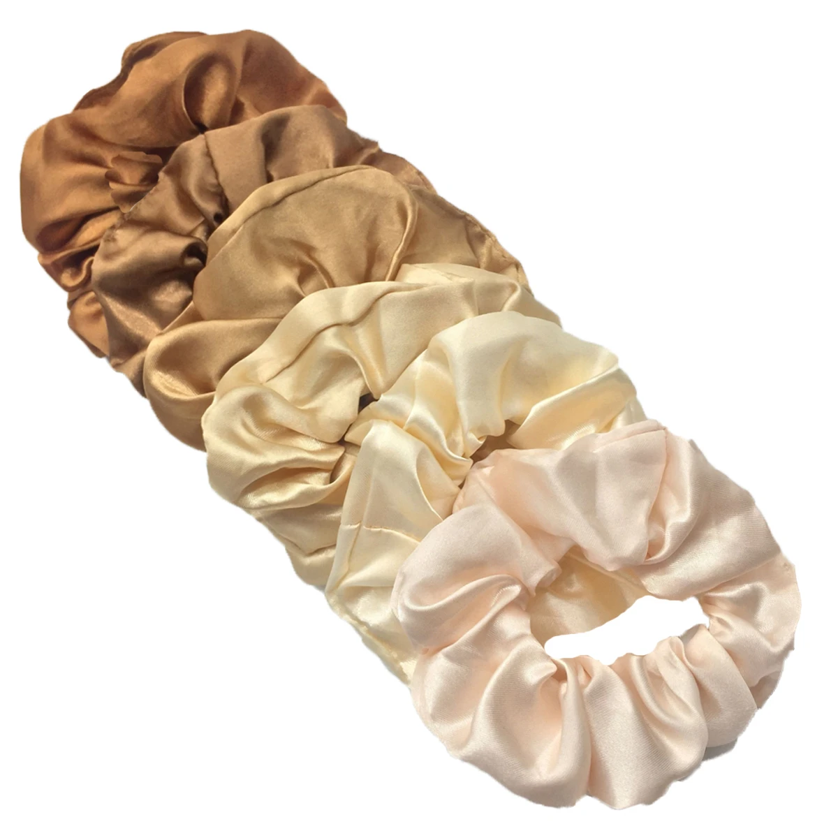 30/20/6/1pc Satin Scrunchies Girls Elastic Hair Bands Ponytail Holder Ties Rubber Bands Fashion Women Accessories Solid