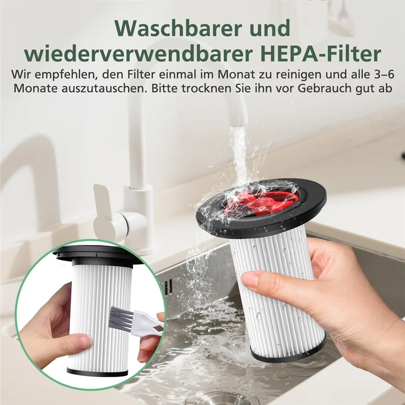 Filtro de repuesto estable para aspiradoras Unlimited Gen2 Series 8, filtro HEPA para aspiradoras 12036642