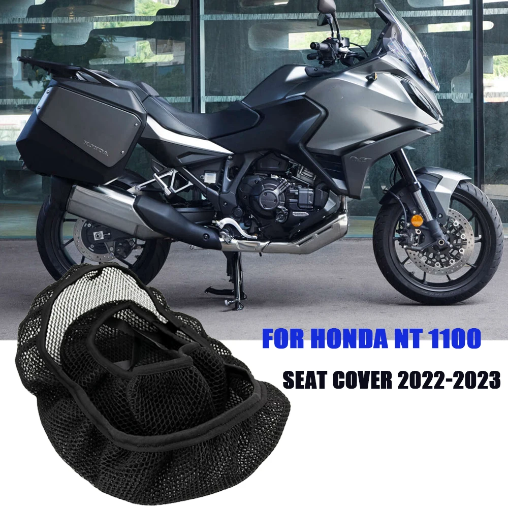 

NT1100 Accessories 2022 2023 Motorcycle Seat Cover For Honda NT 1100 Insulation Protect Cushion NT-1100 Nylon Mesh Fabric Saddle