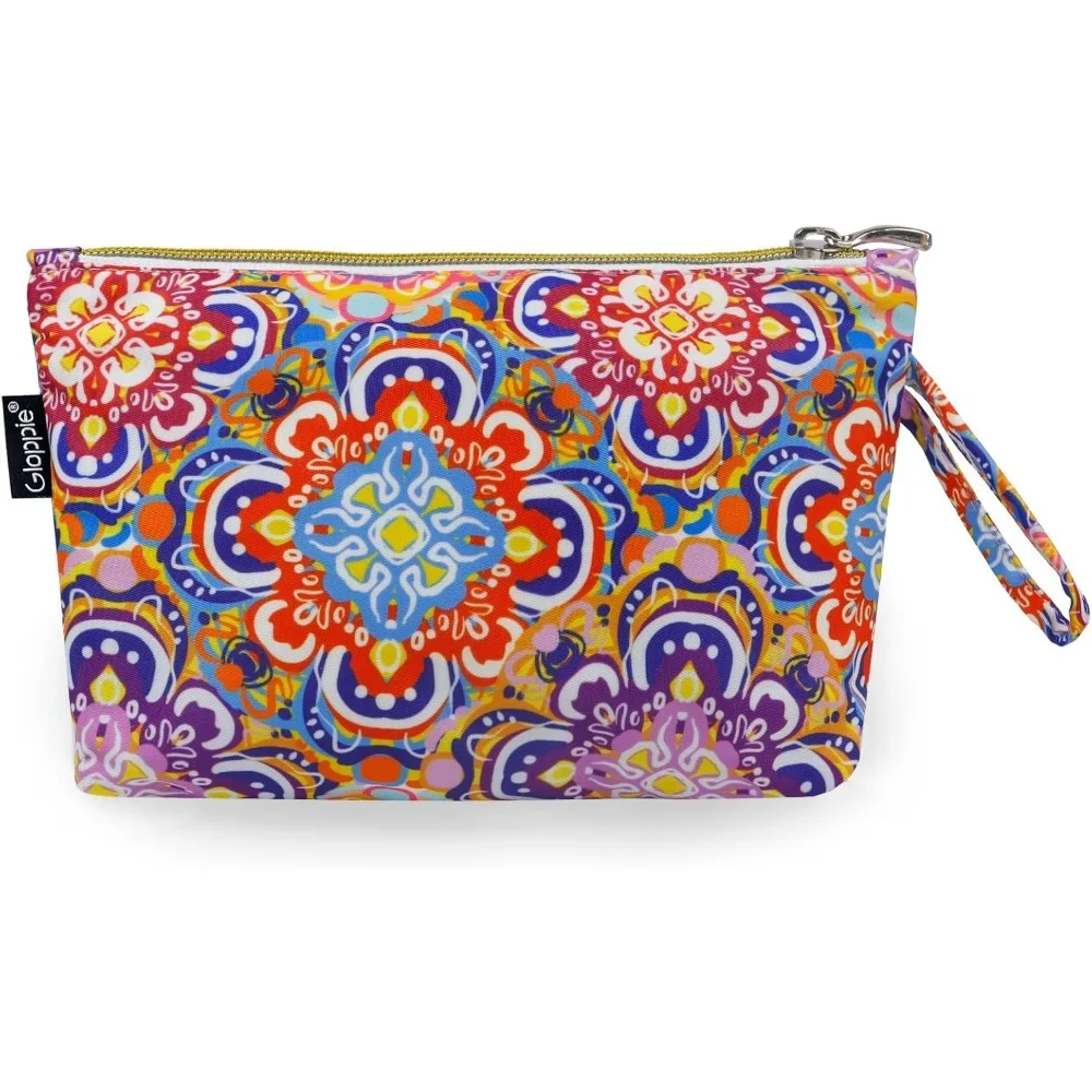 

Маленькая косметичка Gloppie для кошелька, легкая косметичка, косметичка с цветочным принтом