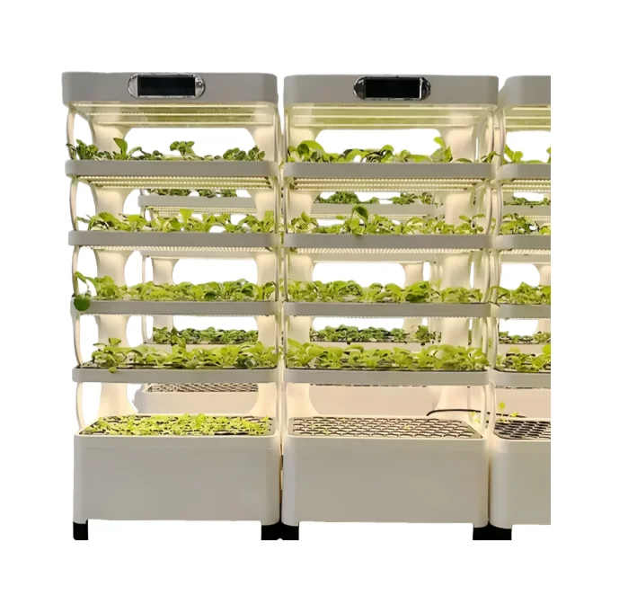 

Automatic Home Use Indoor Hydroponic & Aquaponic Growing System with Watering for Vegetable and Leafy Plant Cultivation