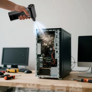 مروحة عنيفة محمولة باليد 950000 دورة في الدقيقة منفاخ هواء قوي مكنسة كهربائية للغبار، 4 سرعات قابلة للتعديل منفاخ مياه للسيارة والرياح والثلج #4