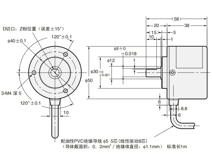 BC E6C3-CWZ5GH 5000P/R 3000P/R 3600P/R 2500P/R photoelectric encoder high pulse