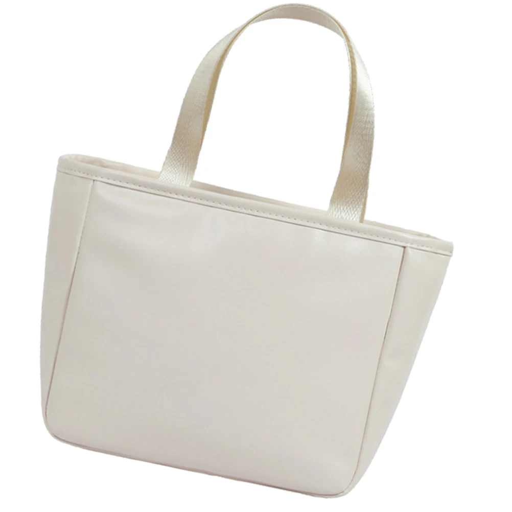 

Insulated Lunch Box Bag Travel Tote Bags Waterproof Pouch Bento for Adults Lunchbox Pu Reusable