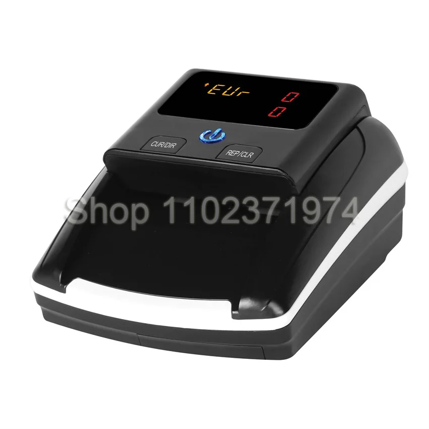 Automatic Money Counter With Counterfeit Detection - UV MG IR Bill Scanner For USD And EUR Currency