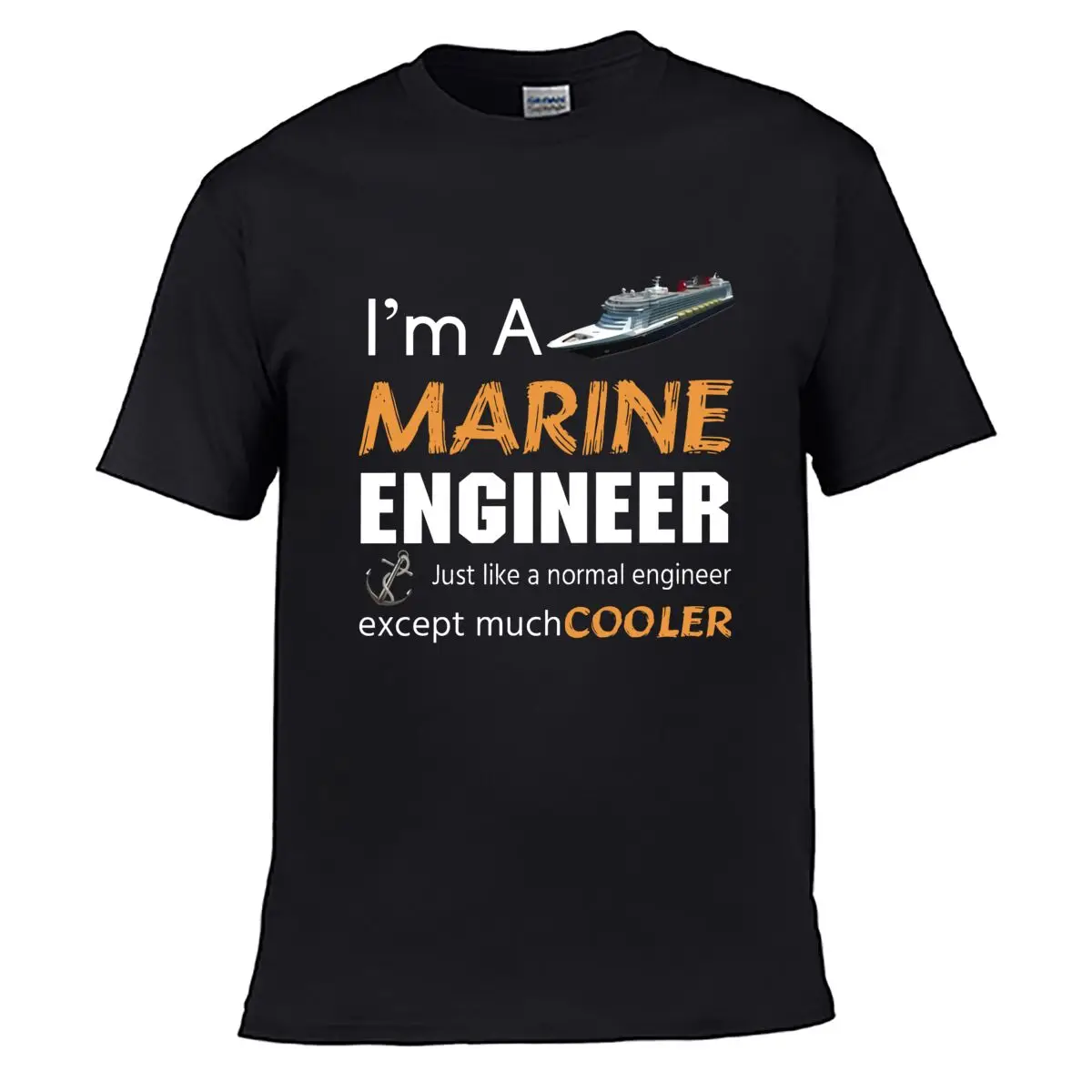 T-shirt à manches courtes Marine Engineer Cooler Nautical Anchor