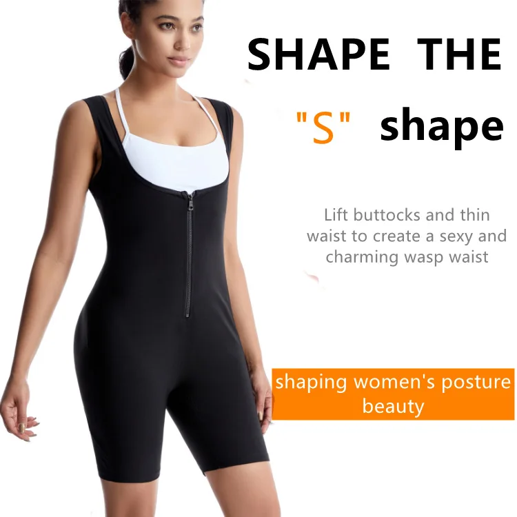 3-in-1 Zipper Body Shaping Sauna Suit For Women, Women's Sweatshirt, Running Fitness Sweat Absorption Sauna Suit