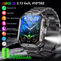 For Xiaomi Huawei New Smart Watch Men AMOLED HD Screen Outdoor IP68 Waterproof Bluetooth Call Smartwatch Fitness Sports Watches