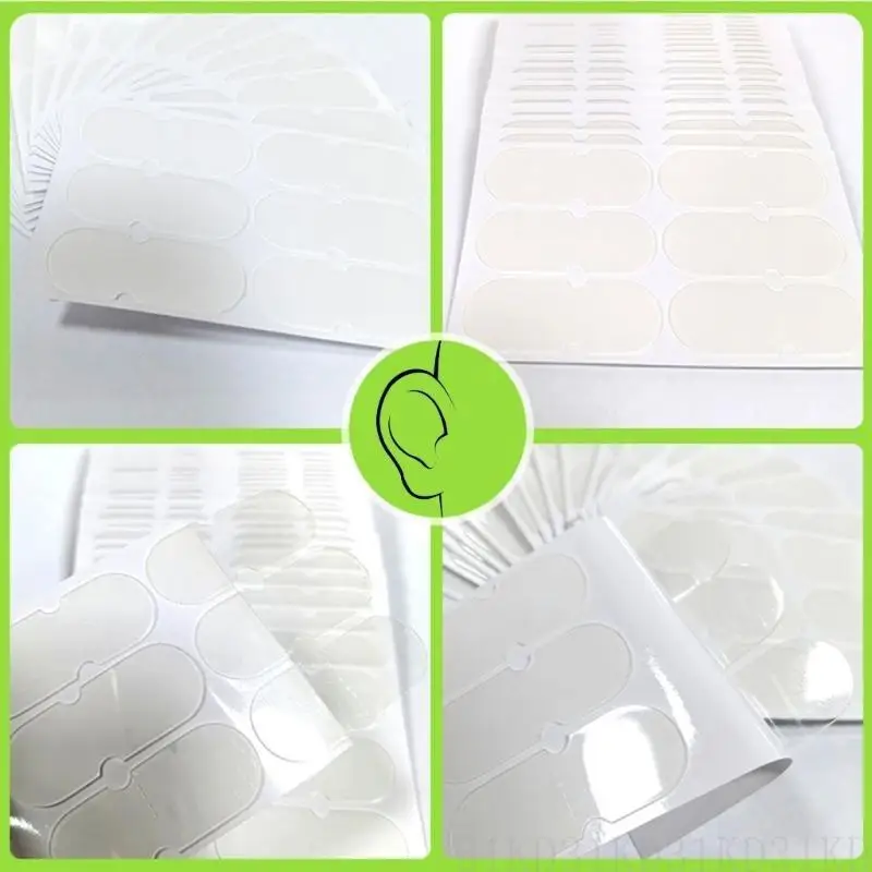 

31KD 10pcs Elf Ear Support Stickers Invisible Ear Corrector Ear Support Patches Elf Ear Makeup V-Face Stickers Easy Use