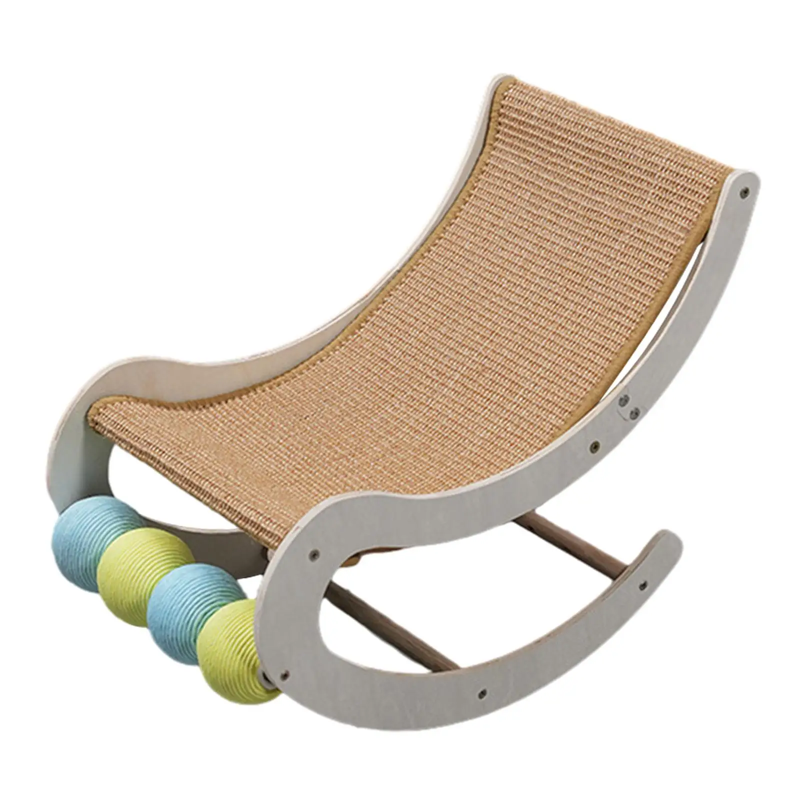 Cat Hammock Bed Cat Scratcher Cat Rocking Chair Sleep Supplies Furniture Protector Kitty Swing Chair Cat Lounge Chair , Brown