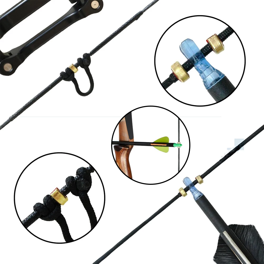 Archery Copper Button Pliers Bowstring Positioning Buckle Clip  Installation Pliers Bow and Arrow Hunting Shooting Accessories