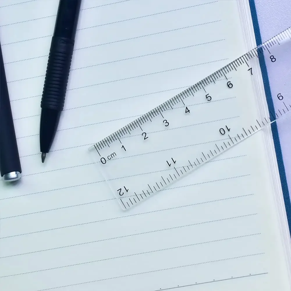 Kids Ruler 12 Inch 7-Pack! Color Transparent for School & Office Use with CM MM Inch Markings