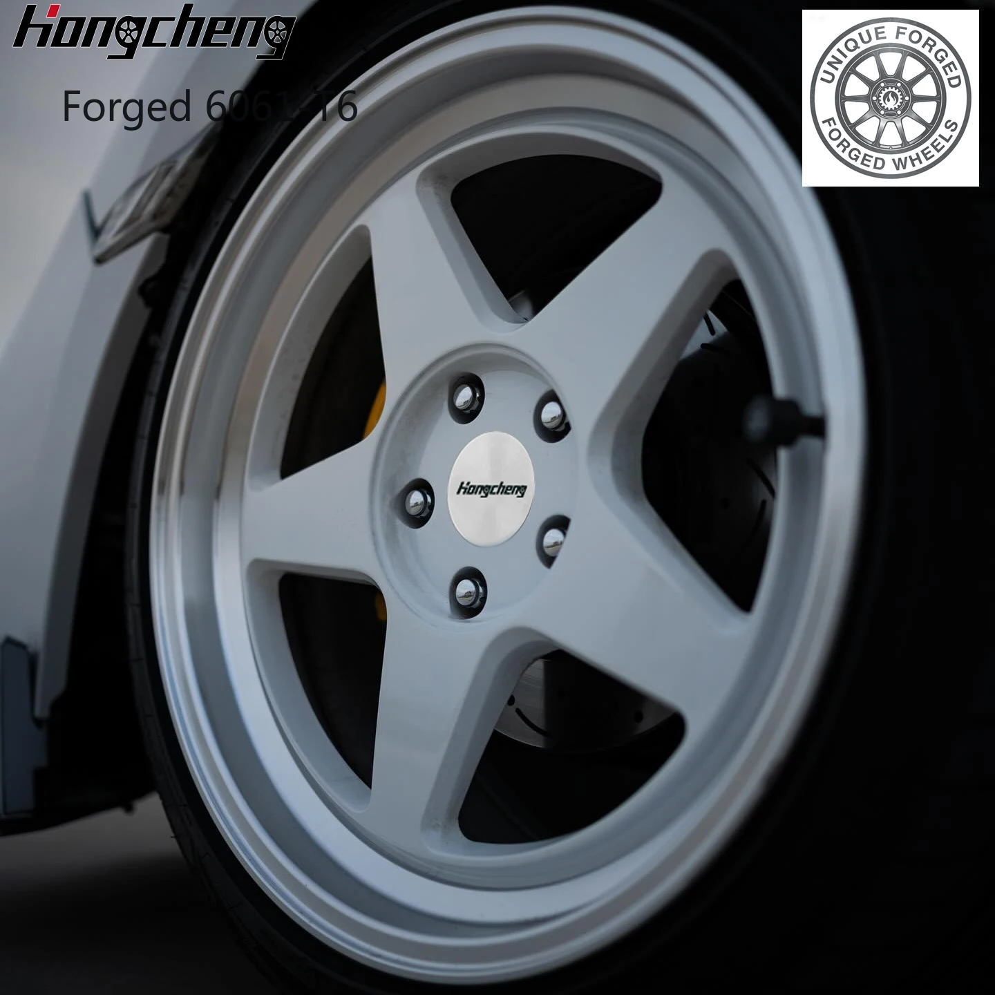 New model of 26Deep Dish Passenger Car Alloy Rims 17 18 19 20 21 22 Inch 2-piece Wheel 5x120 5x114.3 Five Spoke Forged Wheels fo