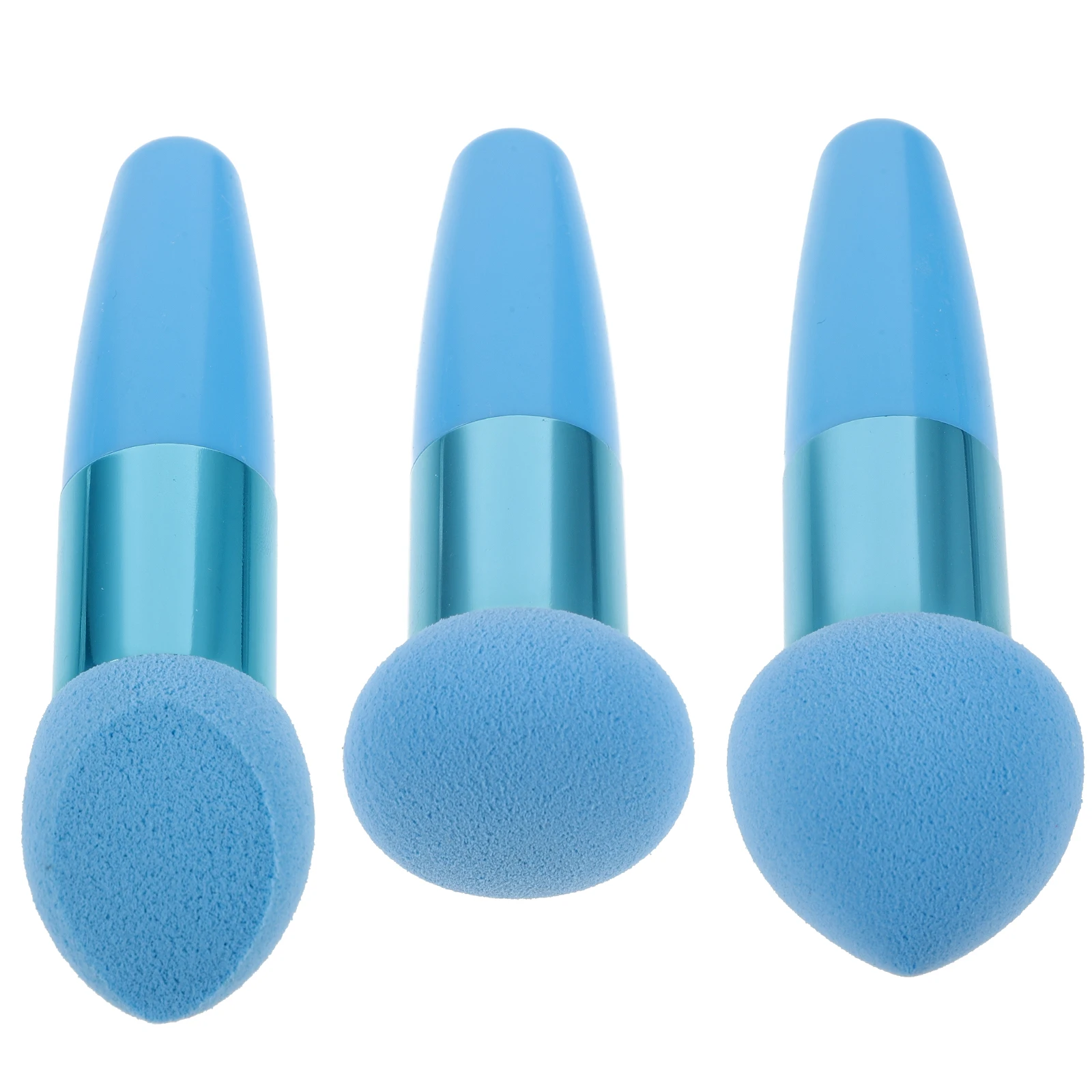 

3pcs Makeup Pen Sponge Blending Applicator Beauty Tool Portable Accessories For Women Powders Emulsion Sponges Smooth