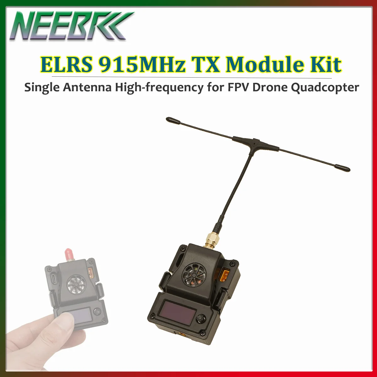

ELRS 915MHz TX Module Kit ExpressLRS Crossfire High-frequency Head Single Antenna for Long Range FPV Quadcopter Drone DIY Parts