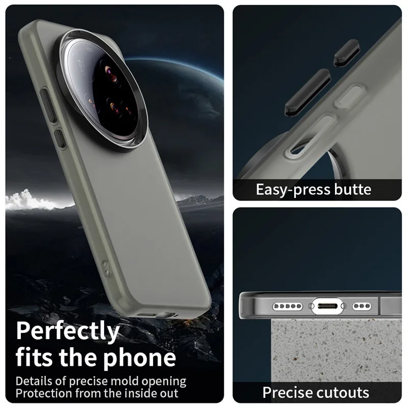 Чехол для Xiaomi 15 Ultra для Xiaomi 14 14T 15 Pro 14 15 Ultra, полупрозрачный чехол ярких цветов, матовый противоударный защитный бампер