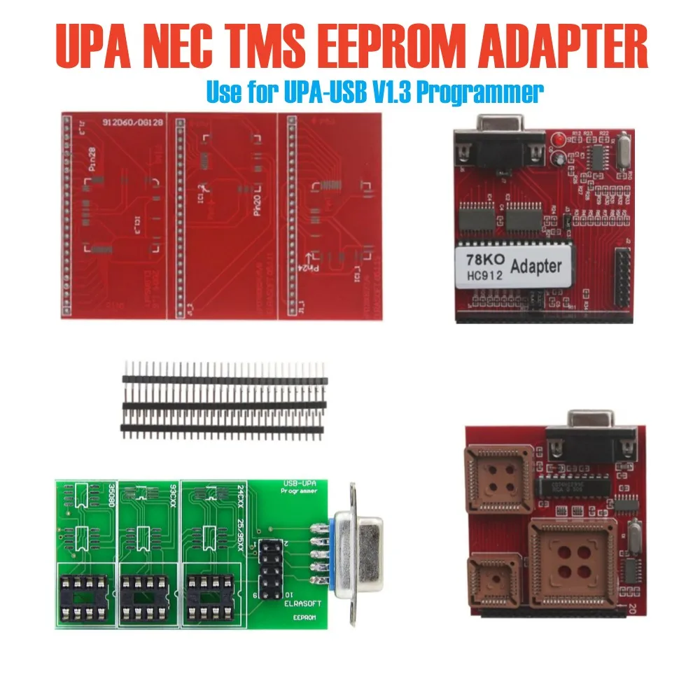 UPA NEC EEPROM TMS 78KO HC912 Adapter Use for UPA-USB V1.3 2004 Serial MCU ECU Programmer