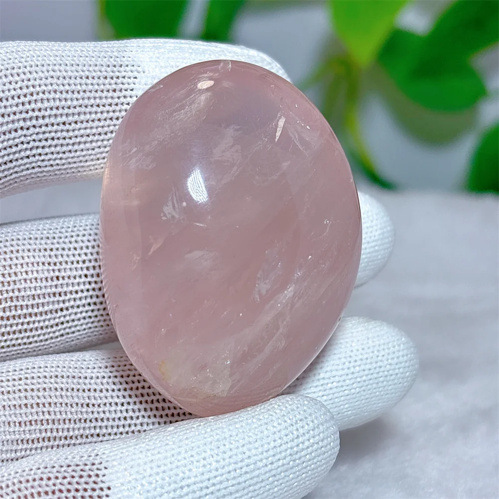 Rose Quartz Palm Crystal Natural Stone Quartz Minerals Home Decoration Reiki Craft Gemstone Energy Healing Garden decorations