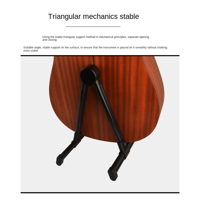 

Professional Electric Guitar Stand Universal Folding Electric Acoustic Guitar A-Frame Musical Rack Holder Guitar Part-ABJQ