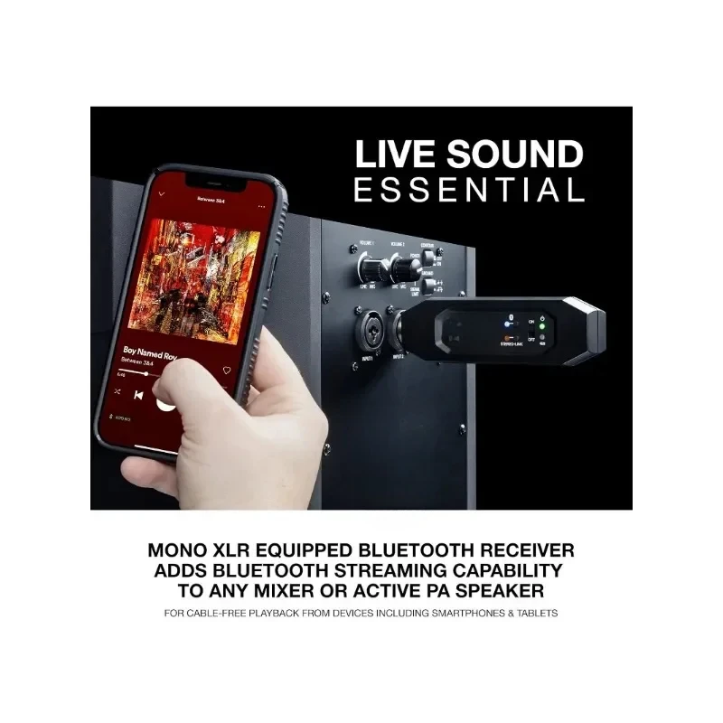 Bluetooth Total 2 - XLR Equipped Rechargeable Bluetooth Receiver For Mixing Desk / Audio Mixer Setups