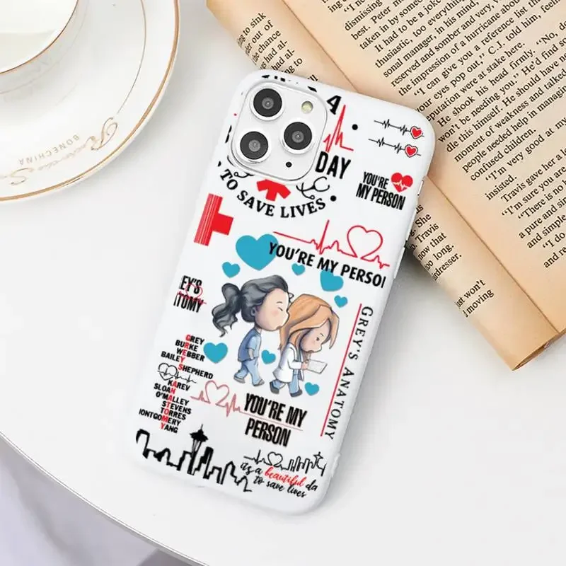 Greys Anatomy You are my person Phone Case For iPhone 11 12 13 14 15 Pro Max 7 8 Plus X XS XR Cover Fundas For iPhone 11 Case