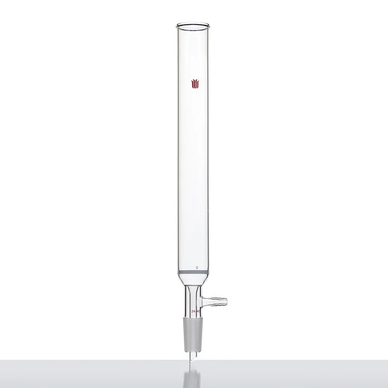 

SYNTHWARE Reduced pressure chromatography column with small nozzle, Lower joint 24/40, Sand board G2, Borosilicate glass, F23