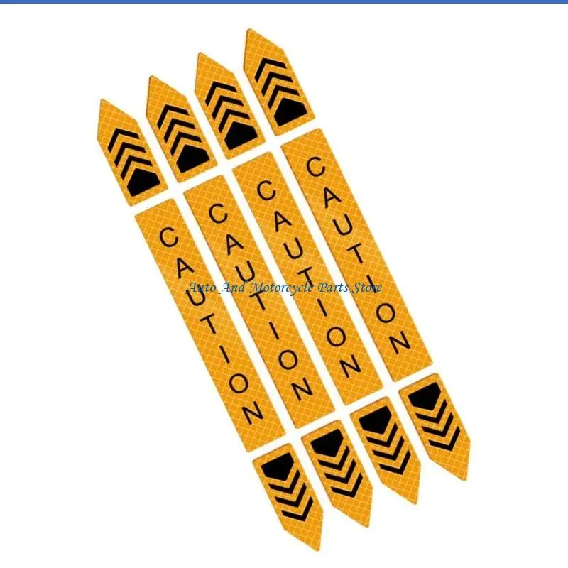 P9FD Car Body Body Strips Auto Door Door Straps لزيادة الرؤية الليلية