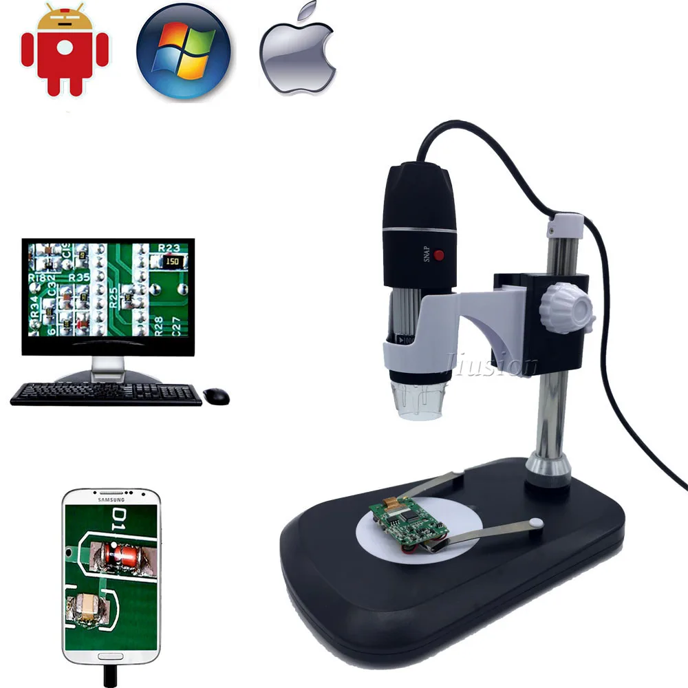 500x 800x 1000x Professional Digital USB Electronic  Mini Camera Microscope Portable Hand Held Handheld for OTG Android Window