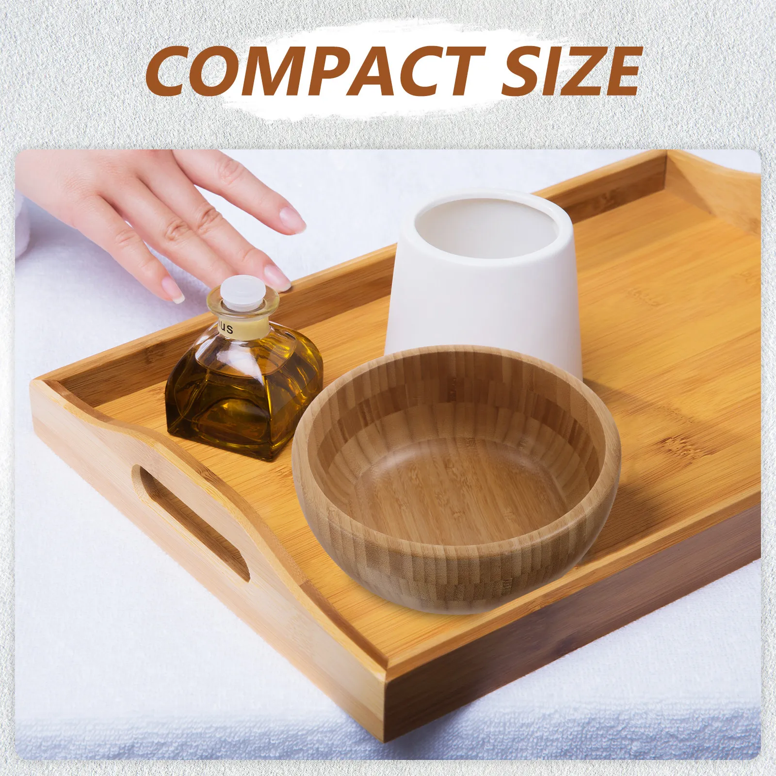 Sauna Essential Oil Diffuser Bowl Bamboo Heat-Resistant Aromatherapy Oil Holder Steam Room Home Spa Relaxation