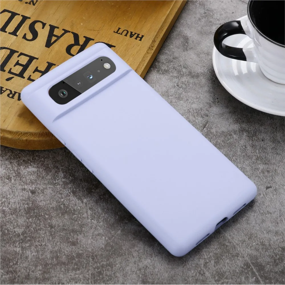 For Google Pixel 7 Pro 7A Shockproof Square Liquid Silicon TPU Phone Case Google Pixel 8 Pro 8A Fundas Pixel 6 Pro 6A Cover image 5