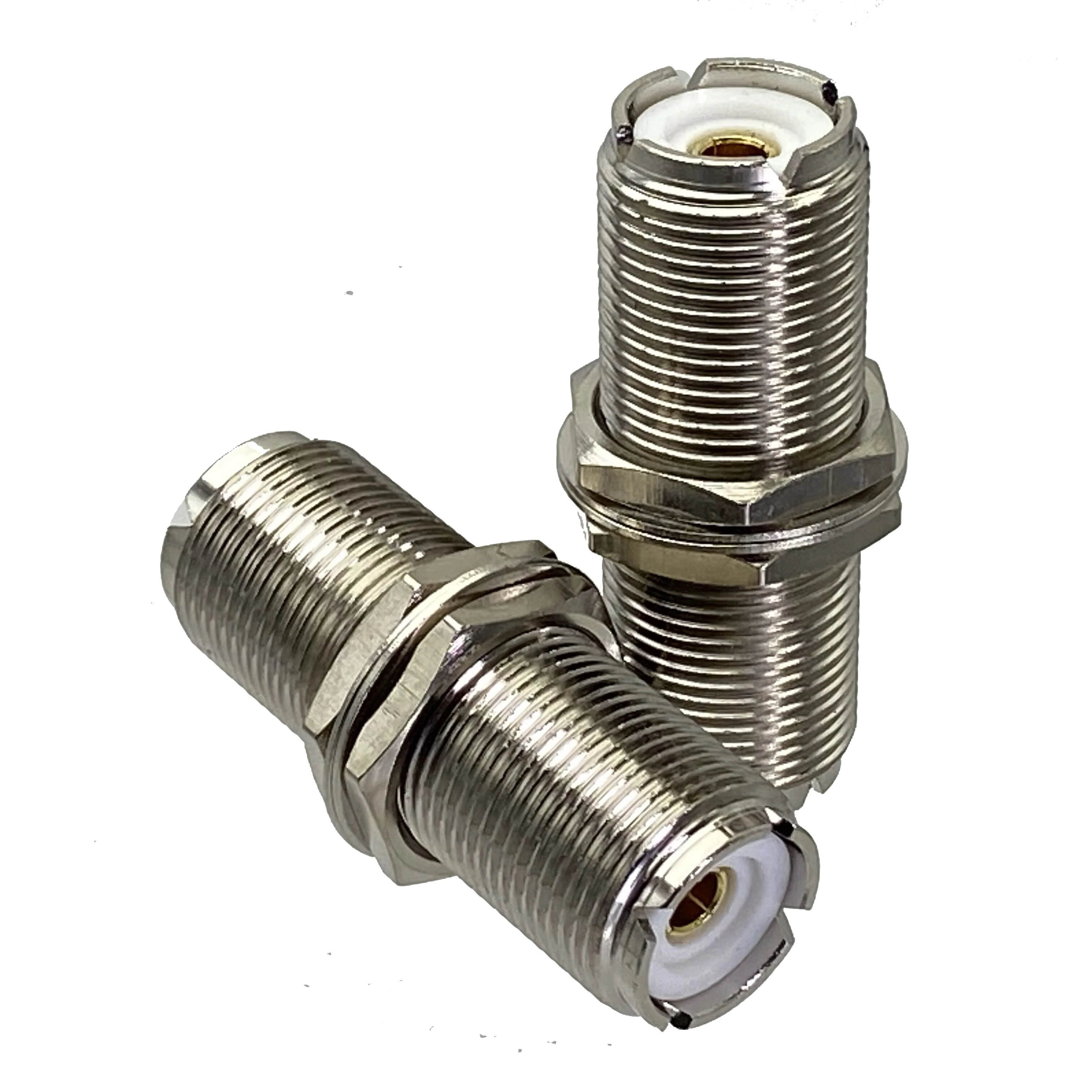 1pcs Adapter UHF Female nut bulkhead to SO239 jack panel mount RF Coaxial connector Wire Terminals