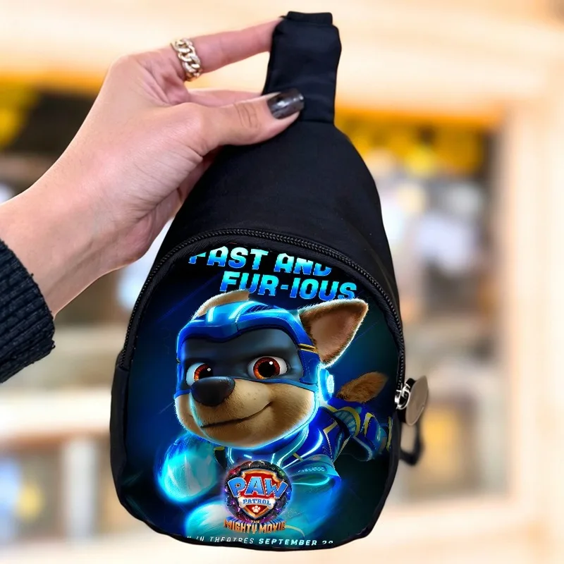 PAW Patrol Chest Pack Cartoon Shoulder Bag Woman Man Chase Mini Portable Crossbody Pouch Wallet Fashion Satchel Birthday Gift