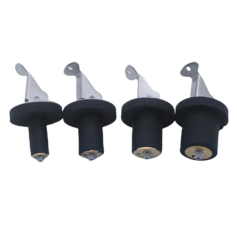 Compression Drain Plug Steel Screw Type Rubber Seal Yacht Boat Drain Plug For 3/8In 1/2In 5/8In 3/4In Diameter Drains