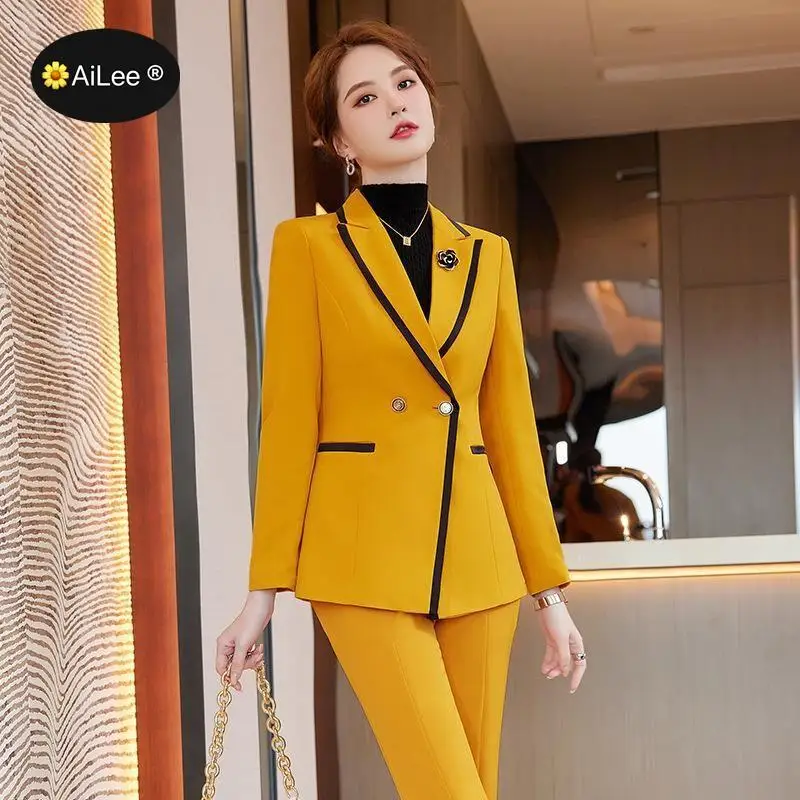 

Women's England Style Elegant Suit Jacket Summer Fashion Full Sleeve Office Ladies Casual Blazer Senior Blazer Feminina Oversize