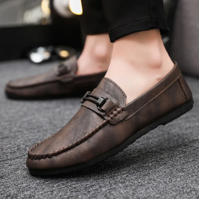 Official Social Shoe for Men Spring Autumn Dress Shoes Man Business Footwear Office Luxury Designer Casual Suit 2024 Trend Party