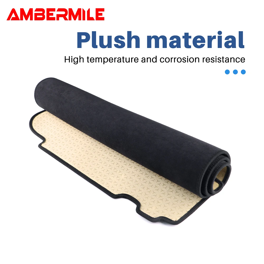 Suede Rear Trunk Pad for Mini Cooper S F65 F66 2024 2025 Accessories Anti-dirty Cargo Liner Mat Cover Decoration Flannel
