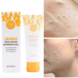 50g Orange Body Scrub Cream Exfoliating Gel Facial Whitening Body Facial Scrub Mild And Non Irritating Skin Cleaning Product hot