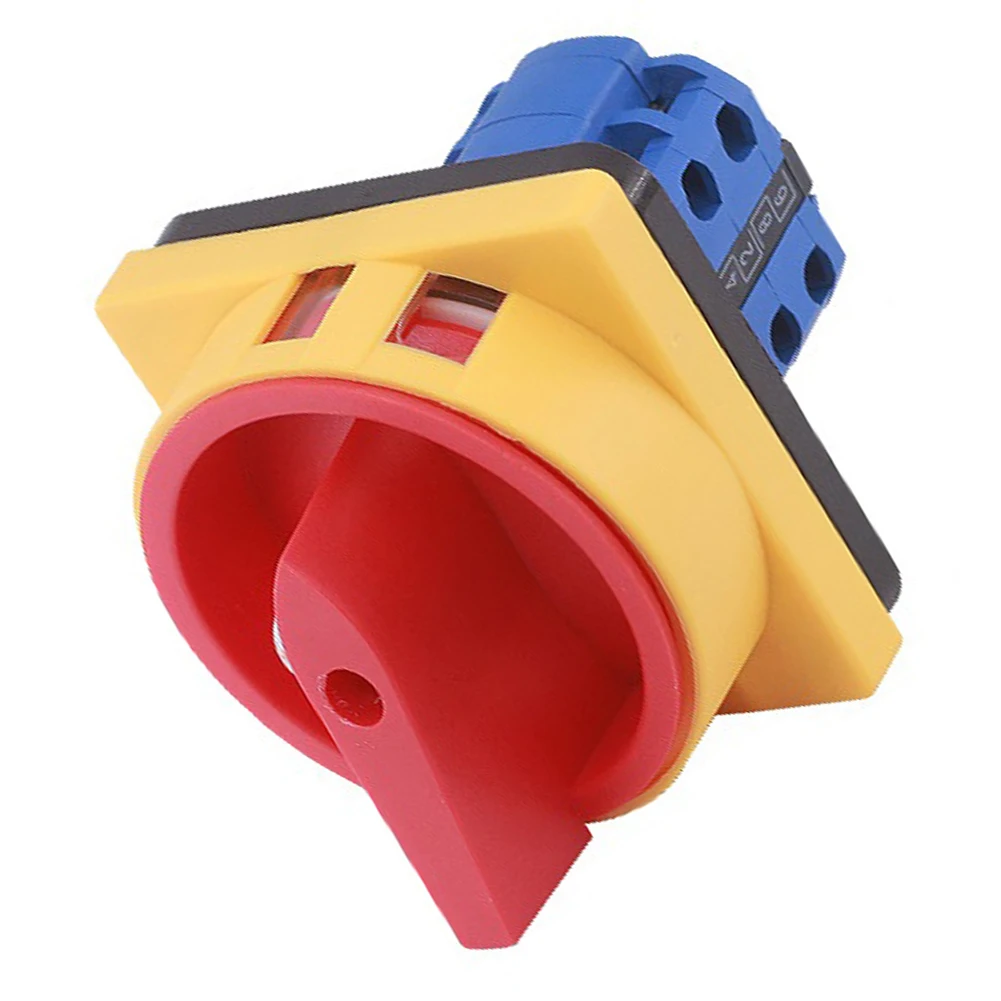 For Industrial Equipment 2-position Switch Padlock Cam Switch 380V Flame-retardant Rotary Switch Switch PC Insulating Housing