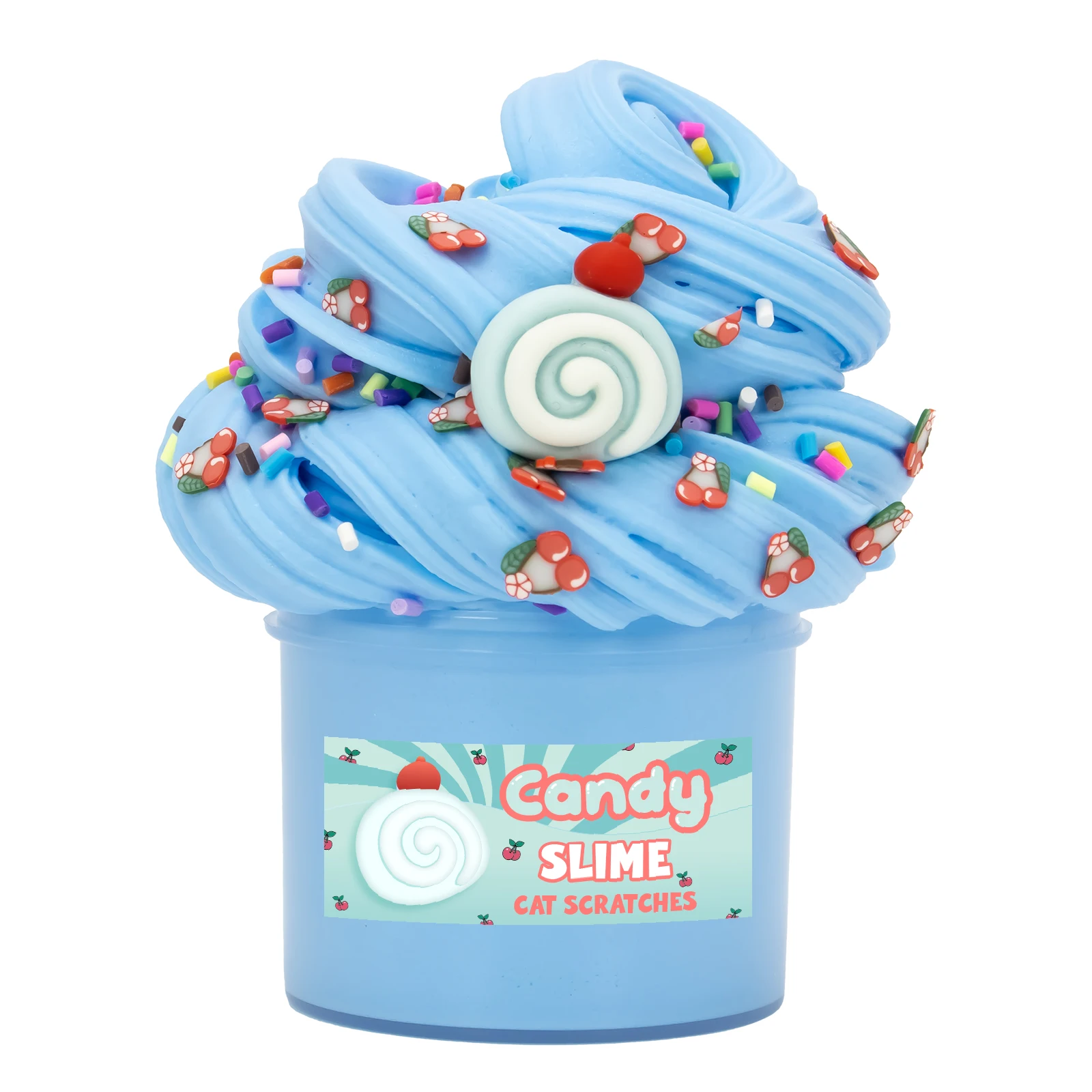 70ml Fluffy Butter Slime Mud Non-Sticky Soft Sludge Creative DIY Clay for Art & Crafts School Prizes Birthday Party Favors Gifts