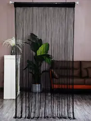1PC Straight curtain door curtain Jewelry shop Chinese ring ceiling decoration encryption partition hanging curtain fringe