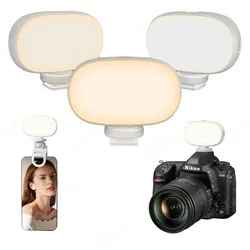 LED Clip Video Light Portable Photography On-Camera 3000K-5000K Bi-Color Lighting Cold Shoe For DSLR Camera Camcorder Gopro Vlog