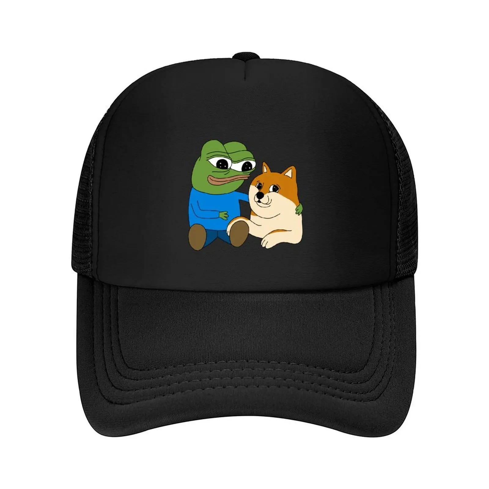 

Peepo and Doge Best Frens Baseball Cap Brand Man cap New In The Hat dad hat tactical cap Mens Hats Women's