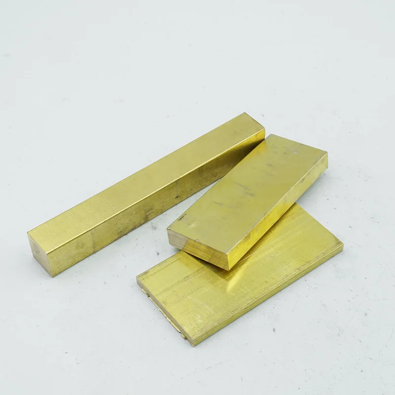 1 Stück H59 Messingplatte Massivblech Streifen Reines Kupfer Metallstab Plattenmaterial Länge 100 300 500mm Dicke 2 3 4 5 6 8 10 20mm – Detail 2