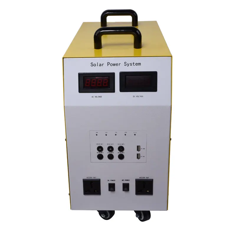 Portable Solar Emergency Generator Lifepo4 Energy Storage Battery System Solar Generator For Home Use