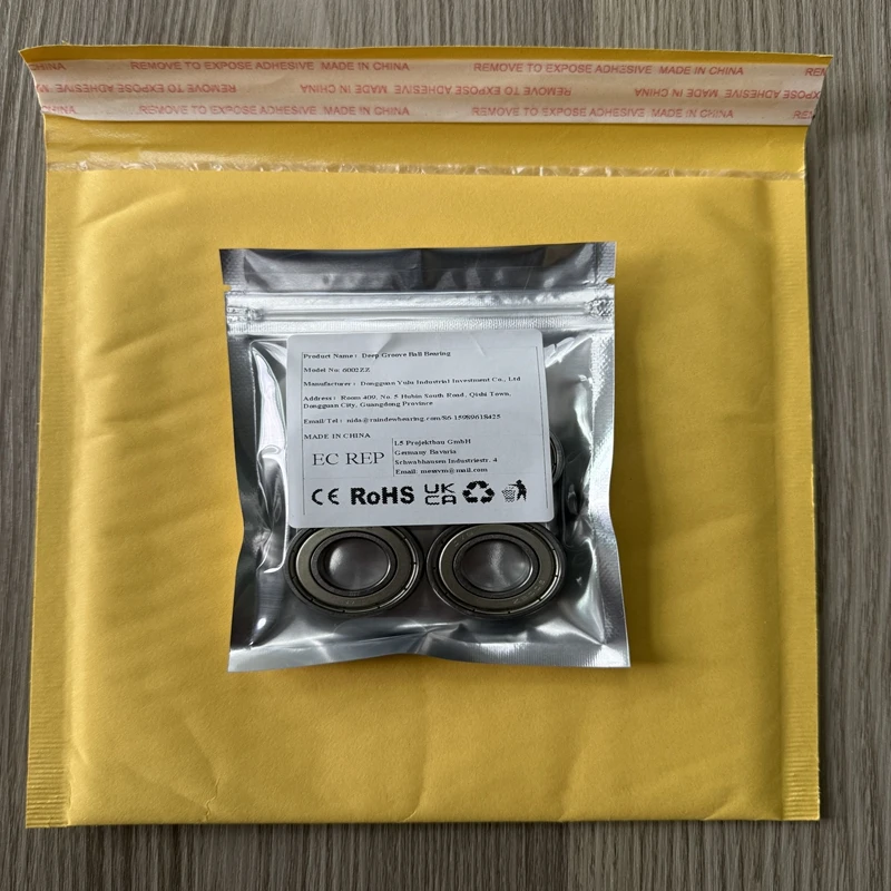 

2PCS 6002ZZ 15x32x9mm ABEC-7 Deep Groove Ball Bearings High Quality For Low-Noise Motors Roller Skates Skateboarding Toys