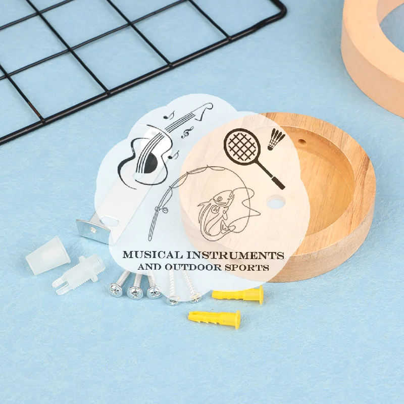 Kit de 10 cm para Lámparas de Techo de Madera, Bases de Madera para Lámparas, Chasis para Paneles de Techo, Accesorios de Iluminación, Placa de Techo Vintage para Lámparas de Araña