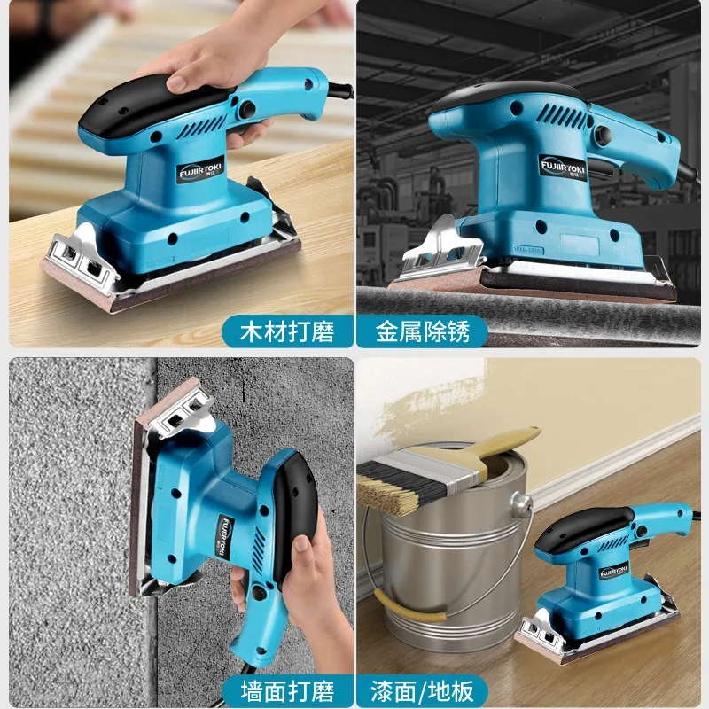 Flat sanding machine for wood metal electric flat polishing and sanding paper machine