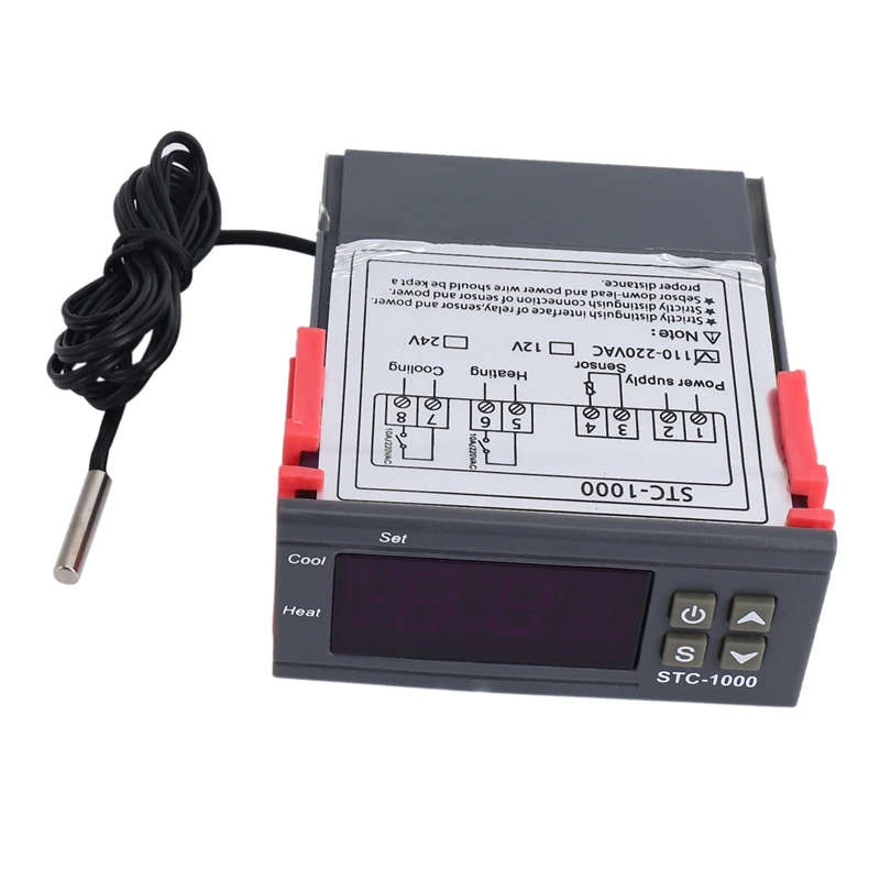 4X 220V/STC-/1000 Digital Temperature Controller Thermostat With NTC